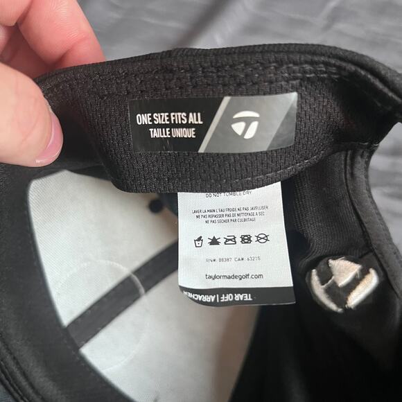 TaylorMade Spider Snapback Hat Black One Size Golf Cap Adjustable 1979 Logo - Picture 7 of 10